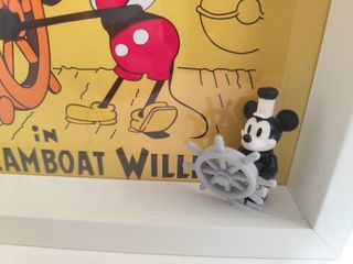 Cuadro Mickey y Minnie Barco Vapor