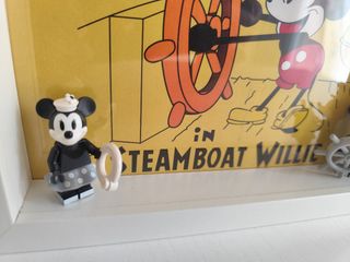 Cuadro Mickey y Minnie Barco Vapor