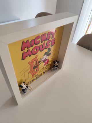 Cuadro Mickey y Minnie Barco Vapor