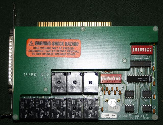 Tarjeta PDISO-8 ISA E/S de 8 canales.