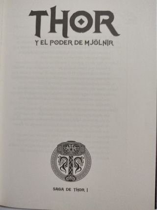 Libro Thor y el poder de Mjolnir