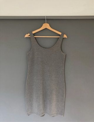 Vestido gris H&M