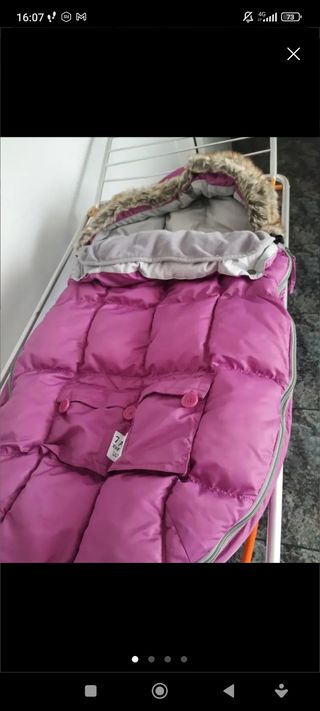 Saco carrito niña 7.A.M. Enfant rosa