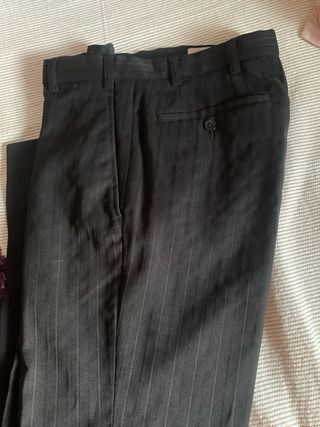 Traje chaqueta negro clasico