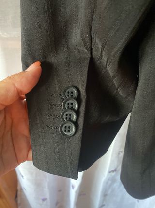 Traje chaqueta negro clasico