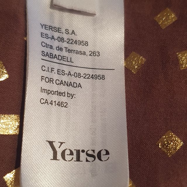 Abrigo Yerse Talla S