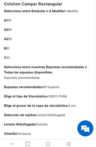 Colchon camper maxima calidad