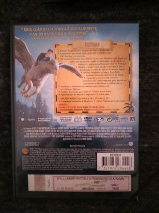 3 DVD Harry Potter + Livro "e a Pedra Filosofal"