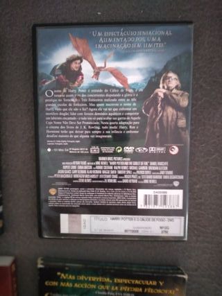 3 DVD Harry Potter + Livro "e a Pedra Filosofal"