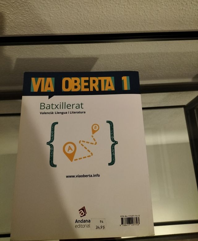 VIA OBERTA 1 Batxillerat (Valencià)