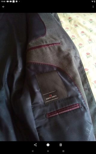 Traje caballero " ROBERTO TORRETTA ".
