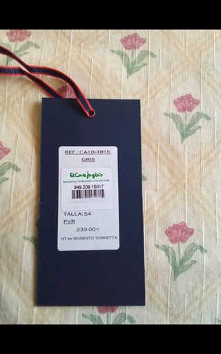 Traje caballero " ROBERTO TORRETTA ".
