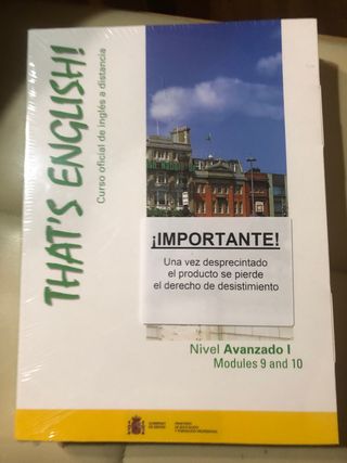 Libros THAT’S ENGLISH Nivel Avanzado inglés