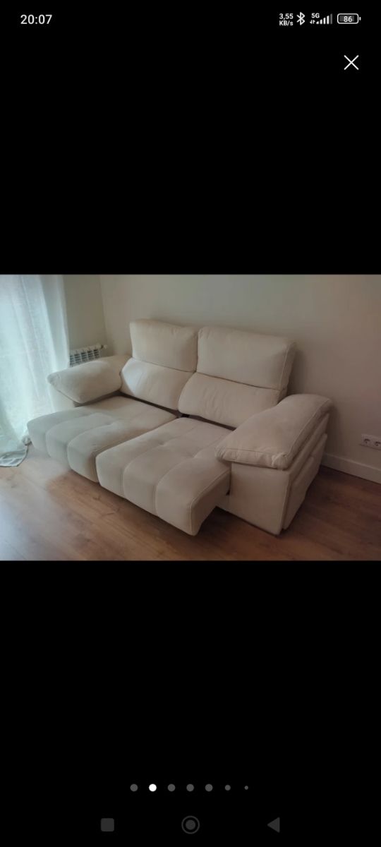 Sofa deslizante 3 plazas.