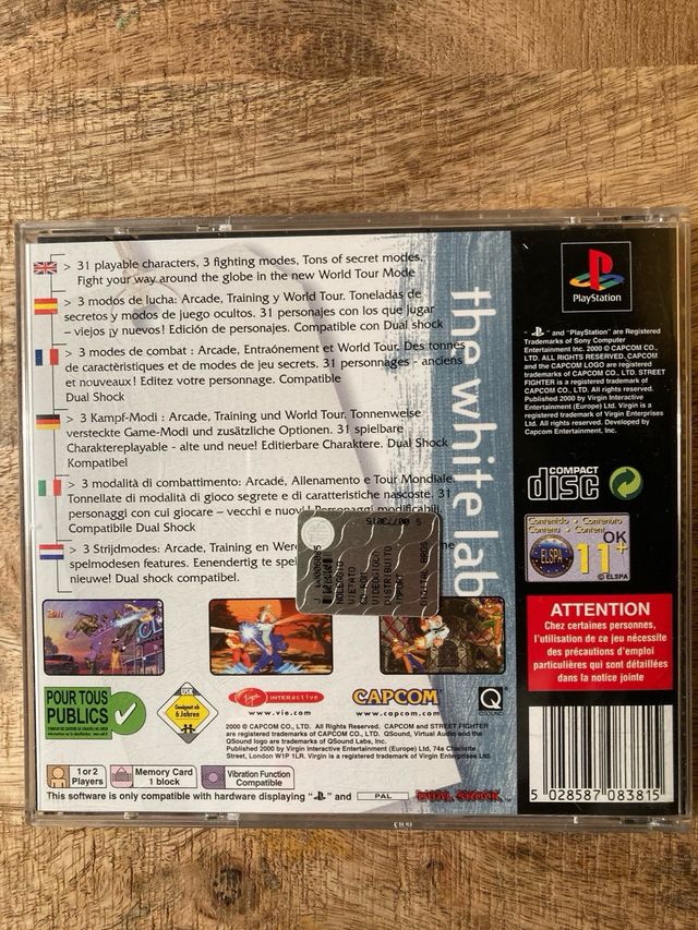 Gioco Street Fighter PS1