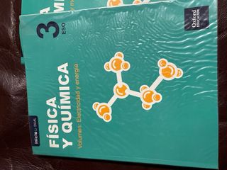 3 volúmenes Fisica y Química. 3ESO. Oxford