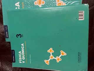 3 volúmenes Fisica y Química. 3ESO. Oxford