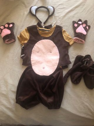Disfraz completo de mono talla 5/6