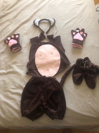 Disfraz completo de mono talla 5/6