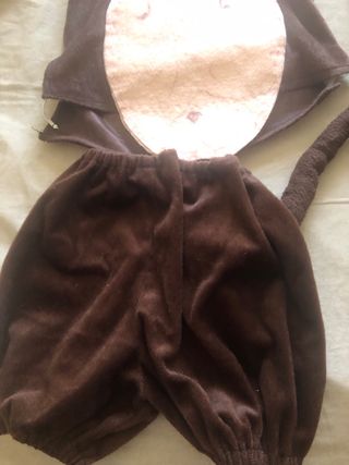 Disfraz completo de mono talla 5/6