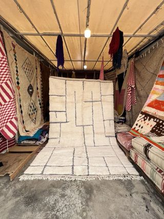 Tappeto berbero in lana 3x2