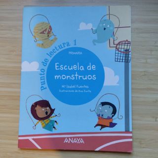 Punto de lectura escuela de monstruos 