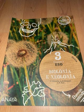 Libros bioloxia e xeolixia 3 ESO