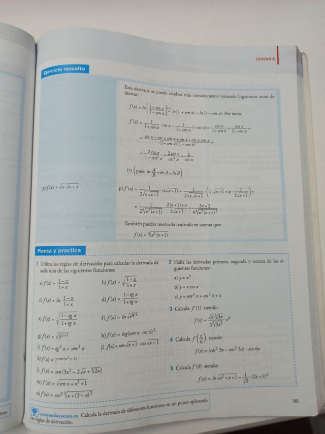 Libro de texto Matemáticas