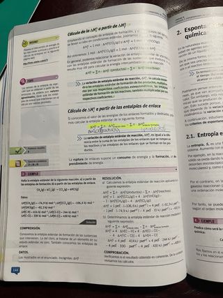 Libro Física y Química 1 Bach. Editorial edebé