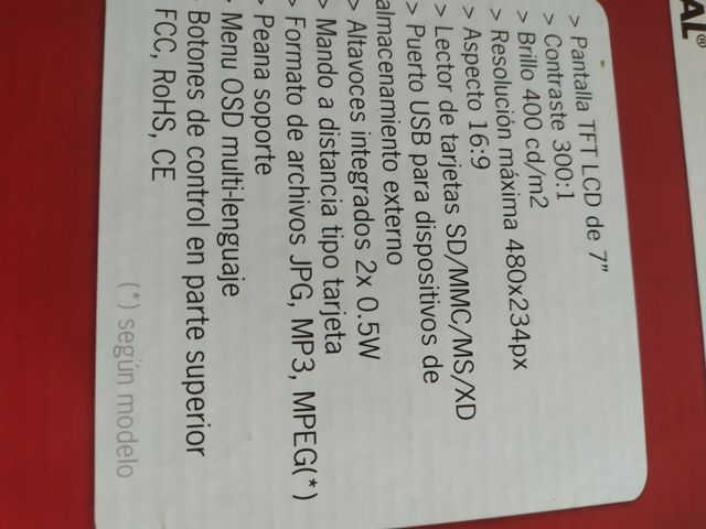 Marco de fotos digital (nuevo)