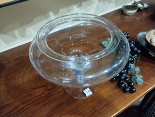 Frutero de cristal Sajonia