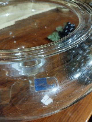 Frutero de cristal Sajonia