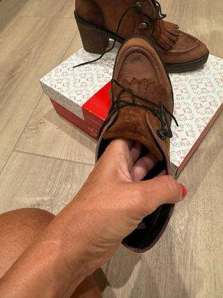 Botines de Dorking, de piel, usados 2 veces