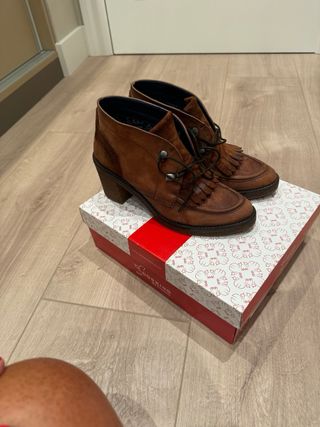 Botines de Dorking, de piel, usados 2 veces