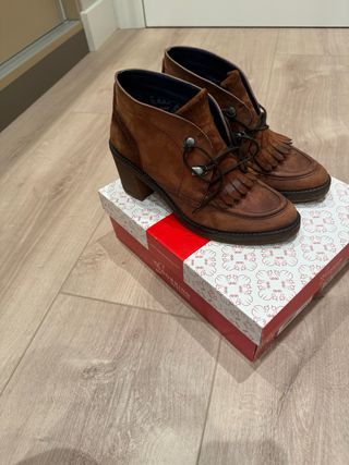 Botines de Dorking, de piel, usados 2 veces