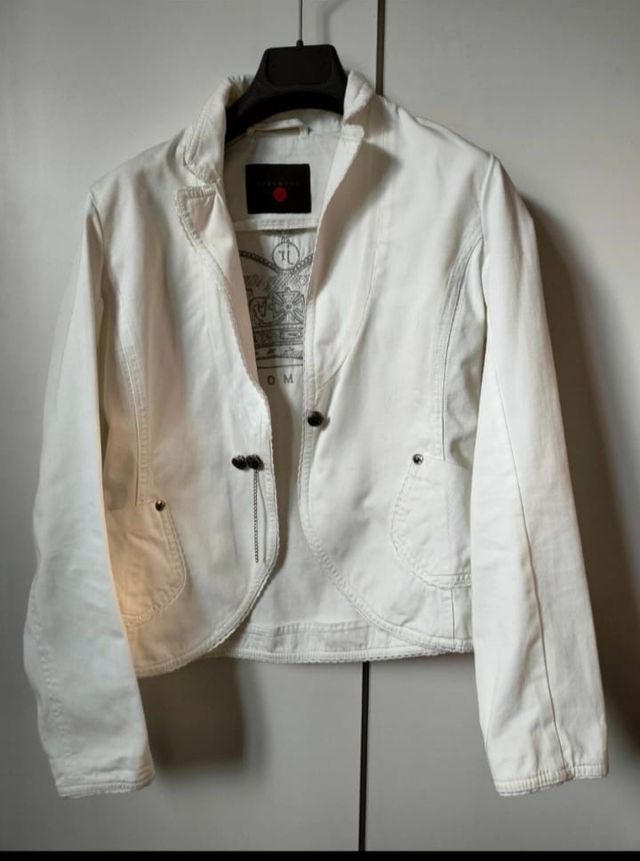 Giacca bianca Richmond junior