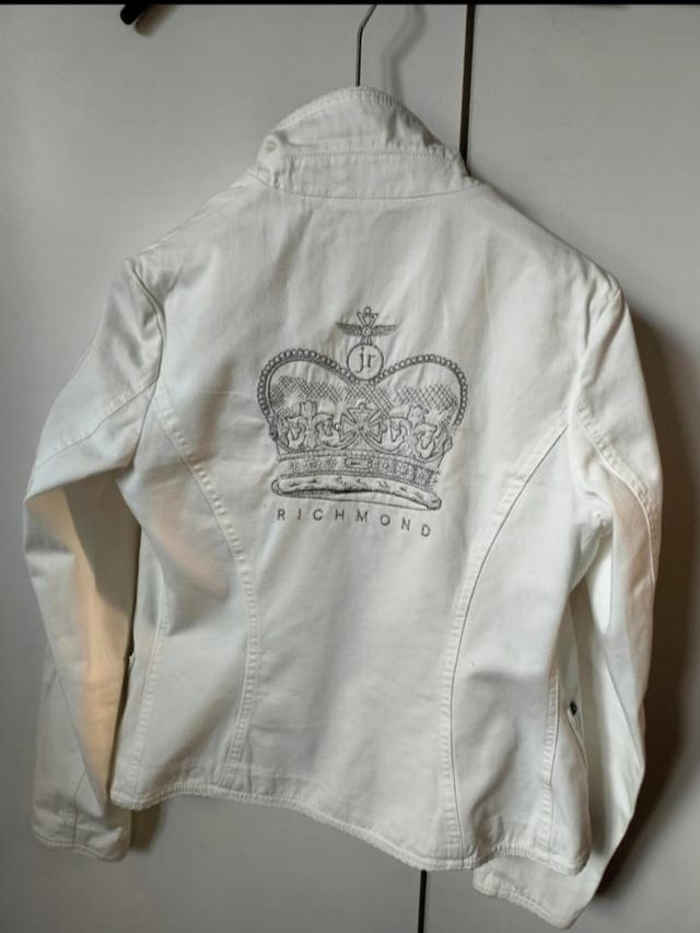 Giacca bianca Richmond junior