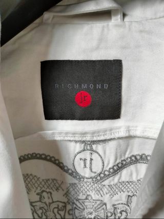 Giacca bianca Richmond junior