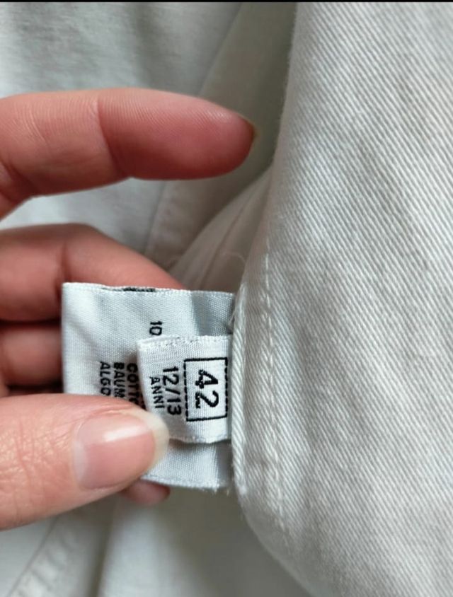 Giacca bianca Richmond junior