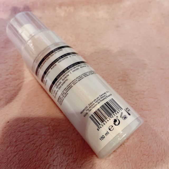 Espuma limpiadora facial