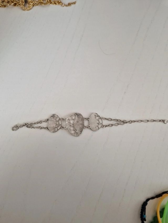 Bracciale donna  con inserti in vetro