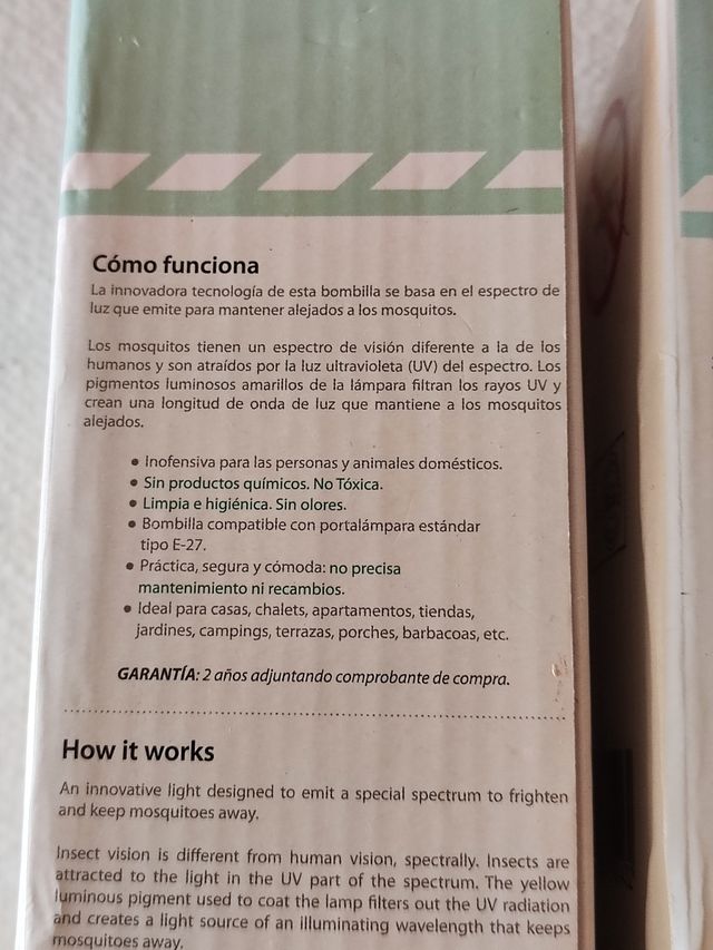 Lamparas antimosquitos