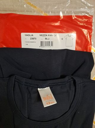 N°2 Cannottiere per bambino - 12 anni