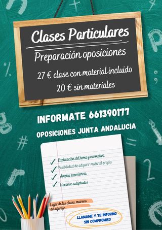 PREPARADORA OPOSICIONES JUNTA ANDALUCÍA