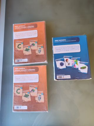 Libros 4° Matematiques y lengua catalana