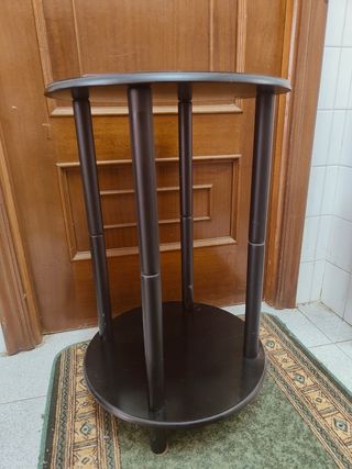 Mesa camilla redonda negra