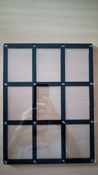 Marco negro para 9 cartas TCG