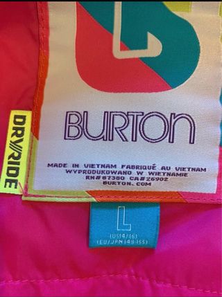 Burton giacca snowboard