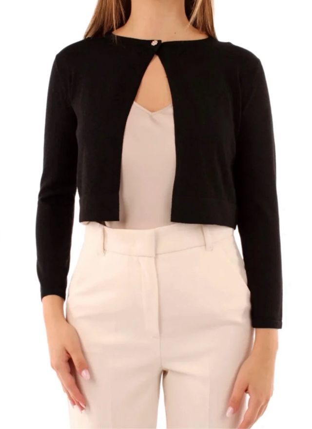Cardigan corto Emme Marella nero