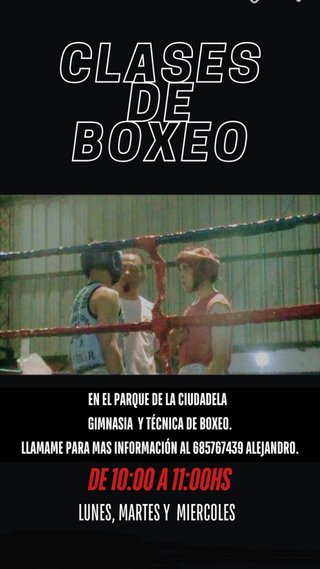 Clases de boxeo